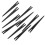 Garden Hose Spikes, Plastic Fixing Rods for Drip Irrigation System, 14.5cm, Black, 100-Pack 1