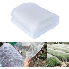Garden Net 2.5m x 10m White, Protective Mesh for Plants Against Insects and Birds, Durable PE Material
