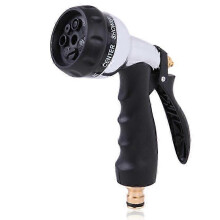Pistola ad acqua per autolavaggio HBS 247-B-1 in lega metallica con 6 tipi di getto e portata di 10 m.