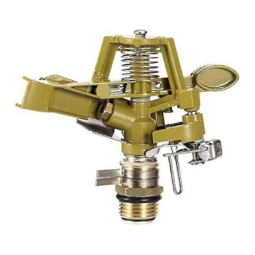 Brass Impact Sprinkler with 20-360 Adjustable Pattern and 65ft Spray Distance