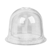Reusable Garden Cloche Plant Dome, Transparent PVC Plant Bell Cover 26x26x21cm