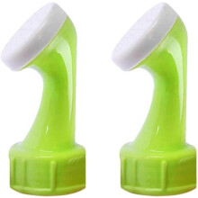 Paquete de 2 cabezales rociadores de PVC para regadera, ideales para un riego uniforme de las plantas. Boquillas para botellas.