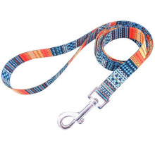 Guinzaglio da addestramento per cani arancione pomposo con maniglia, 1,5 cm x 120 cm, in nylon, per uso esterno.