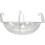 Clear Spherical Hanging Planter Base 35cm Transparent Plastic Drainage Tray 1