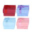 Boîtes cadeaux FRCOLOR avec couvercles, petit format 4x4x3cm 1