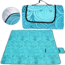 Picknickmat/deken 200x200 cm Waterdicht Opvouwbaar met Handvat voor Camping Strand Tuin