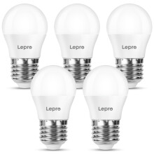 Lepro E27 Screw Bulb, Warm White 2700K, 25W Equivalent, G45 Golf Ball LED Bulbs, 2.2W 250 Lumens, Energy Saving Edison Screw Bulb, Non-dimmable, Pack