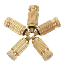 Ugello nebulizzatore in ottone, getto atomizzante da 0,15 mm per irrigazione con tubo da giardino.
