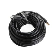 Hochdruckreinigerschlauch M22 15 m 18 MPa Schwarz, kompatibel mit Nilfisk C100 C110 C120