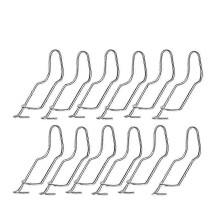 Plant Trellis Connecting Buckles, 50pcs Galvanised Steel Wire Clips for 11mm Garden Stakes & Support Structures