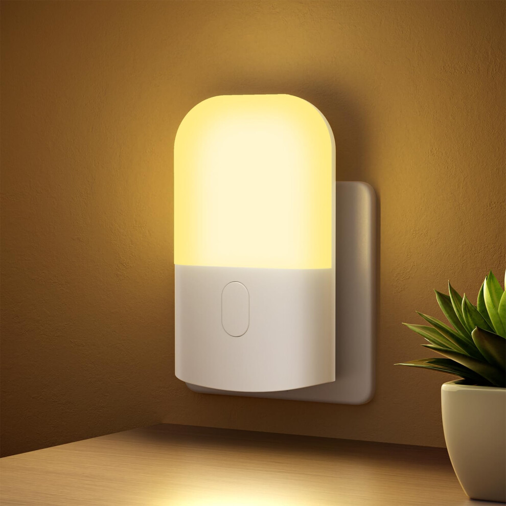 Grifema Gd103uk-1 Night Plug In Wall With Dusk To Dawn Photocell Sensor, 4 Levels Brightness Adjustable, Night Kids For Children's Room, Light 79873000