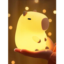 YuanDian Capybara Night Light - Adorable Gift for Women, Teen Girls, and Babies. Decorate Kids' Bedroom with Cute Silicone Capybara Nightlights - for