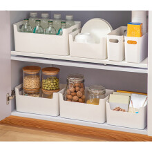 Plastic Kitchen Storage Box with Lid, Large Capacity