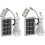 Solar Powered 9W LED Bulb with Remote Control, 350LM Bright, USB & Solar Charging for Camping 1