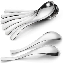 Stainless Steel Soup Spoon Heavyweight 8 Pack