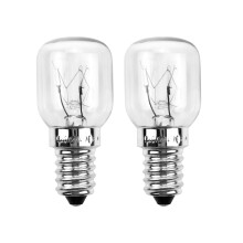 EVOGES Oven Light Bulb E14 SES Small Edison Screw, 300C Heat-Resistant, Incandescent Warm White Ideal for Ovens, Cooker Hoods & Microwave Ovens –