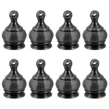 Lamp Finial Caps, Zinc Alloy Crown Screw Toppers for Lamp Shade, M10x1 Thread, 40-Piece Pack
