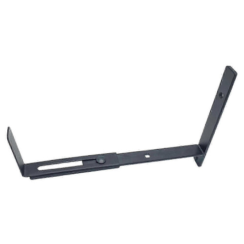 Adjustable Wrought Iron Planter Box Bracket for Wall, Deck, Balcony & Window Mounting