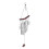 Campanelli a vento a forma di farfalla da appendere per giardino, in alluminio e legno, 2 pezzi. 1