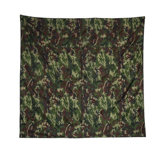 Abri de camping portable et léger, en bâche imperméable camouflage 2x2m