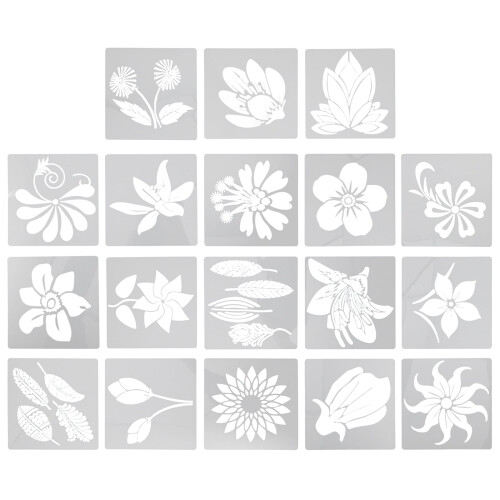 Sunflower Decor Kids Stencil Kit 18 pcs