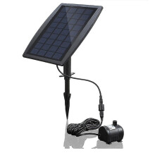 Bomba de agua solar sin escobillas para estanques con panel de 9 V y 2,5 W, caudal de 200 L/H para fuentes de jardín.