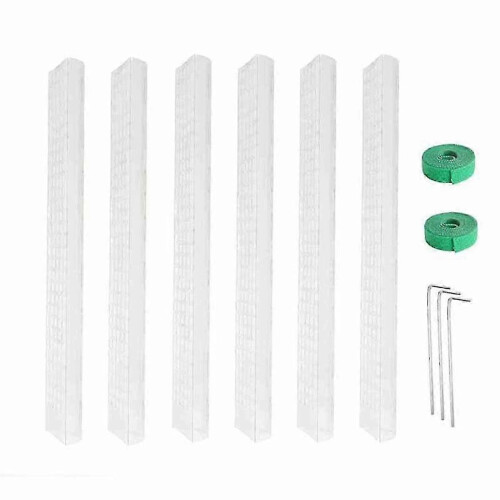 Moss Pole for Indoor Climbing Plants, Plastic Plant Support Stake with Brackets for Growth