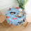 Polyester Round Tablecloth 60 in – Waterproof, Wrinkle 1