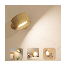 Feallive Wall Light LED Wall lamp with Rechargeable Battery Operated, Touch Control 3 Brightness Levels 3 Color Modes Wall Sconces