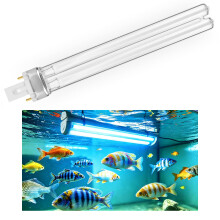 2*9W Pond Filter Bulbs, UVC Ultra Violet Bulbs for Filters & Clarifiers, 2PIN G23 PLS Replacement UV Bulb/Tube, Used for Equipment and Places that Re