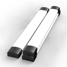 Amdelne 6000k 3PCS Led Batten Light, 1.3FT, 16W Plug in Ceiling Light Led, IP65 Ceiling Strip Lights Workshop Lighting for Garage