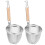 Stainless Steel Pasta Basket with Handle 2-Pack 1