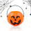 Halloween plastic pumpkin bucket reusable 1 piece 1