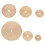 Brass Margin Gauges Round Alignment Tools 6 Pcs 1