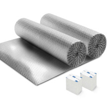 Haltons Reflective Radiator Foil 5m x 60cm Energy Saving Insulation with 3M Self, 2 Pack