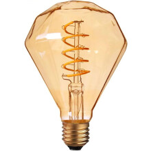 LEDSone Vintage LED Diamond Light Bulb, Warm 2700K, E27, 4W