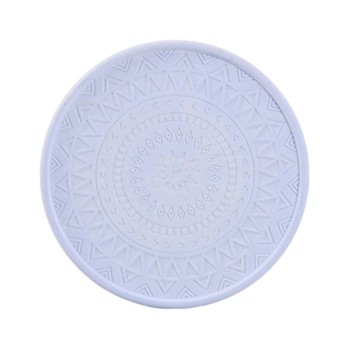 Covorașe din silicon pentru masă, set oval curcubeu