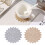 Flower-Shaped PVC Coaster 10cm Diameter 1
