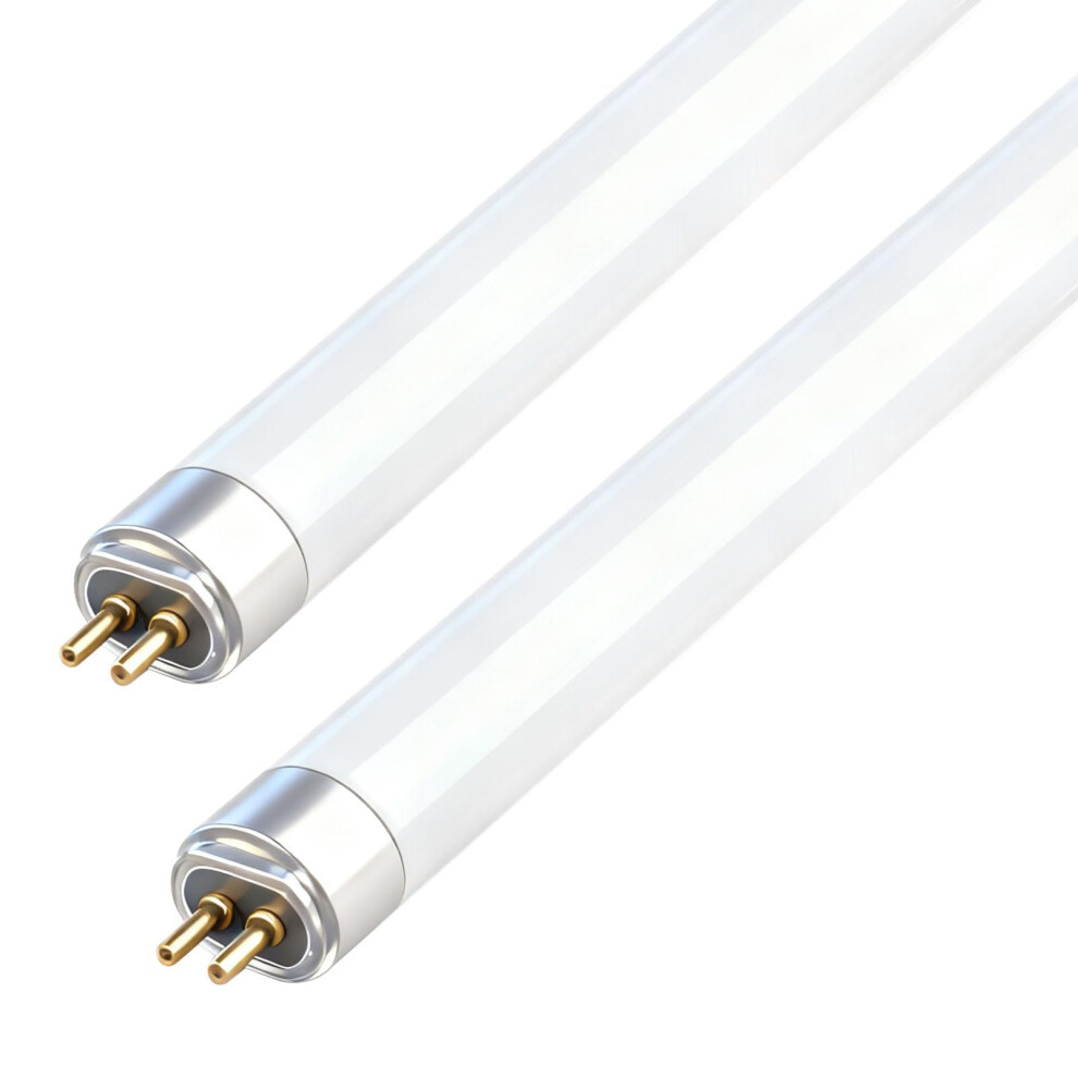 Aetpi 2 Pack T5 8W Fluorescent Tube ,4000K Cool (288Mm Length) G5 2 Pin Base Lamp High Efficiency For Under Cabinet Ing Kitchen Bathr Light/White 88971551