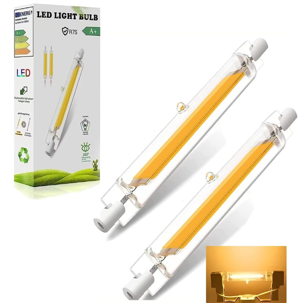 Dafudagui R7s Bulb 78Mm Led Dimmable,10W R7s Led Bulb 78Mm Equivalent J78 100W Halogen Bulbs, Warm 3000K 1000Lm, Flicker-Free, 360 Angle White/Light 44495916