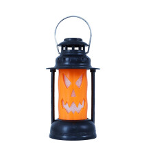 Halloween outdoor skull lamp orange illuminated decoration