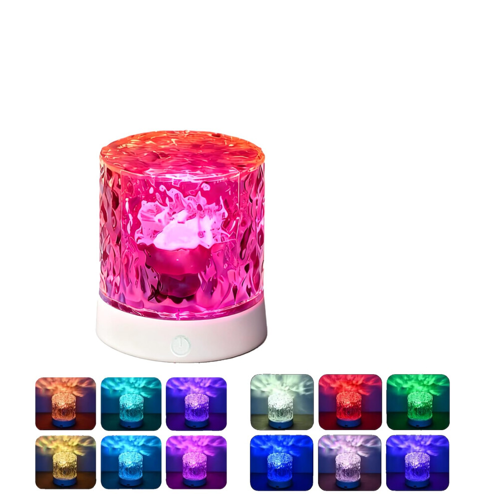 Rechargeable Wave Projector - Remote Control & Touch Control - 16 Color Dimmable - For Shower | Mood Ing Light 61470545