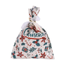 Sacchetto di caramelle natalizie con coulisse, 12 pezzi