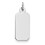 Sterling Silver Rhodium-Plated Disc Charm 26mm 1