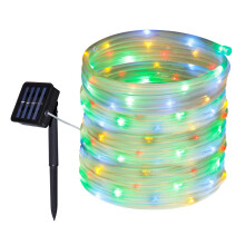Tuokay, Solar Garden Lights, Outdoor Rope Lights, Waterproof 12m 100 LED 8 Twinkling Modes Fairy Lights, Decorative Lighting String Lights for Home G