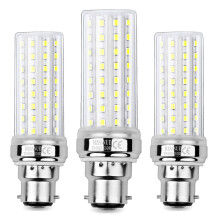 HZSANUE LED Corn Bulbs 20W, 150W Incandescent Bulbs Equivalent, 2300Lm, 6000K Daylight White, B22 Bayonet Cap, Pack of 3