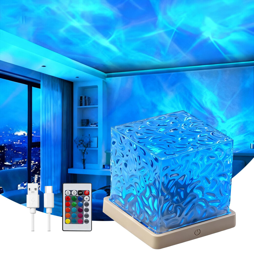 Oibek Northern S Aurora Projector, Galaxy Star Projector With 16 Colours & Ocean Wave Effects, Rechargeable Night With Remote & Timer For Light 17955706