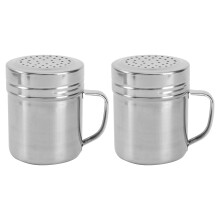Stainless Steel Seasoning Shaker with Handle 2 pcs