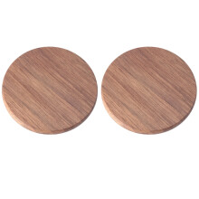 Round Wooden Placemats for Home and Car 2 pcs