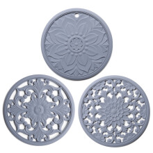 Ensemble de maniques antidérapantes sculptées pour la cuisine, protection thermique